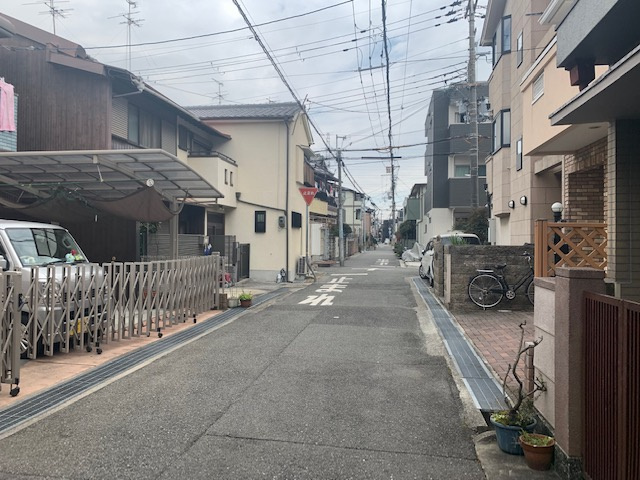 尼崎市大庄西町１丁目の一棟マンションの周辺