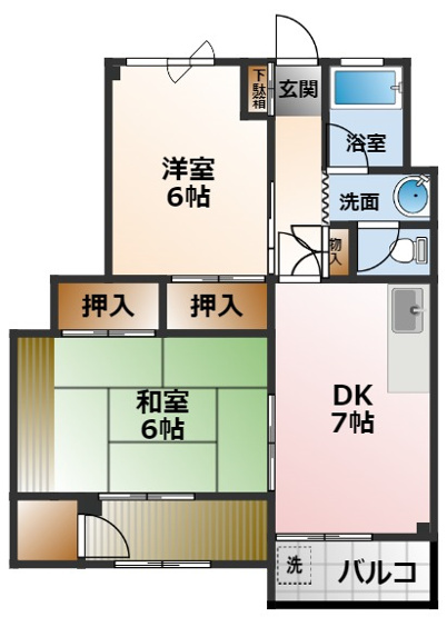 【間取り】 | 西甲子園ハイツ