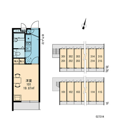 【区画図】 | ベルグランデA