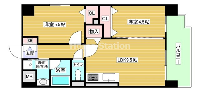 【間取り】 | 海老江サンライズ