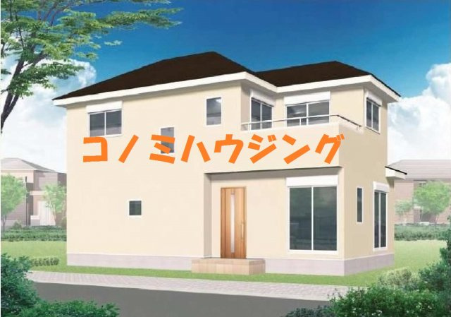 【横浜市保土ケ谷区鎌谷町151新築戸建て】（宮ヶ谷小学校・宮田中学校）の外観パース|完成予想図です。