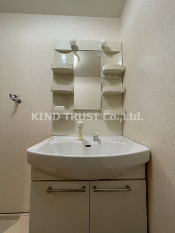 プレステージ天満の洗面所|使いやすい洗面所です