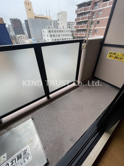 ラナップスクエア南森町のバルコニー|広々としたバルコニーです