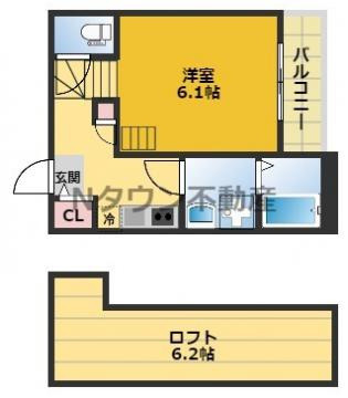 【間取り】 | ディオステージ新栄 | 間取りです。