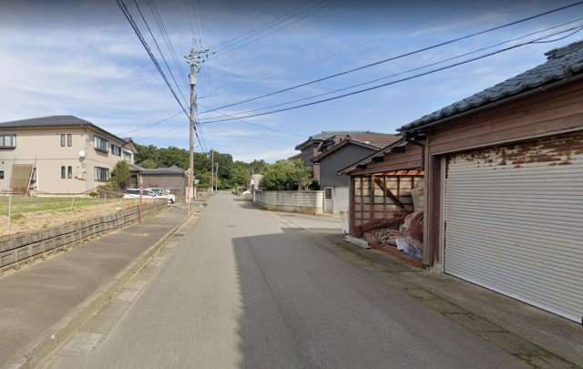 坂井市三国町青葉台 土地の前面道路含む現地写真