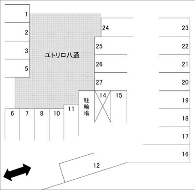 【区画図】 | ユトリロ八通
