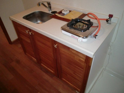 【キッチン】 | ユトリロ八通 | 2口コンロ付き（※写真はイメージです、現況優先となります）