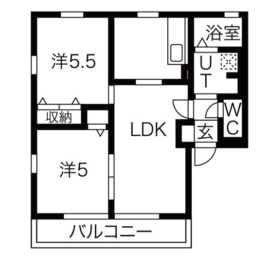 【間取り】 | ハイツR&N A棟