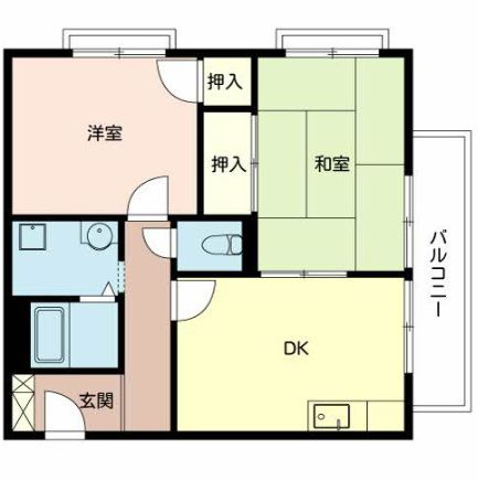 【間取り】 | ハイツ藤