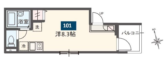 【間取り】 | ＭＥＬＤＩＡ扇大橋Ⅱ