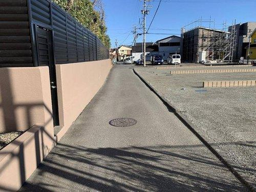 売土地　駿河区手越原　２号地の前面道路含む現地写真|造成後撮影
