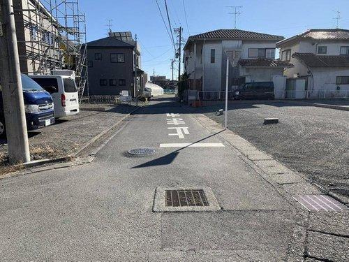 売土地　駿河区手越原　２号地の前面道路含む現地写真|造成後撮影