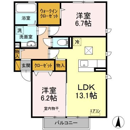 【間取り】 | PARK HILLS MIYAKO E
