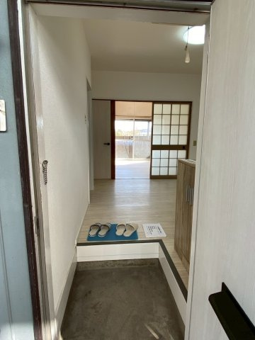 本熊荘の玄関