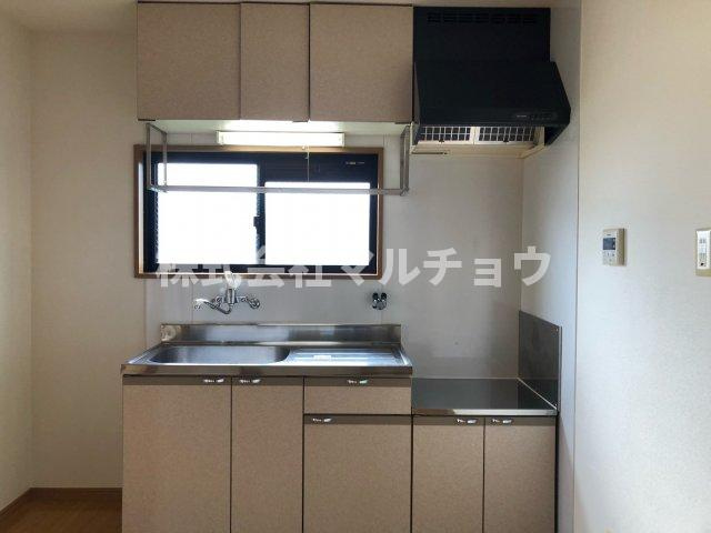 コーポラス・栄のキッチン|きれいなキッチンです