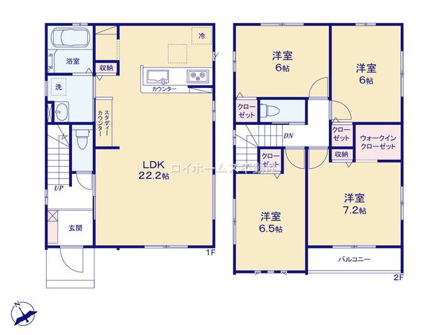 【間取り】 | 名古屋市西区こも原町181『仲介料無料』2号棟｜新築戸建て | 2号棟