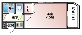 【間取り】 | シャトラン弓木弐番館