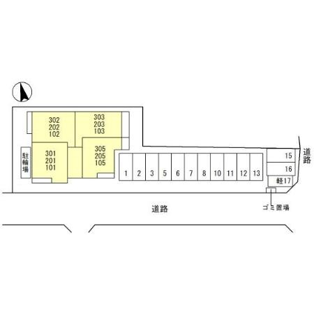 【区画図】 | La maison Chico Rich（ﾗ ﾒｿﾞﾝ ﾁｺ ﾘｯﾁ）