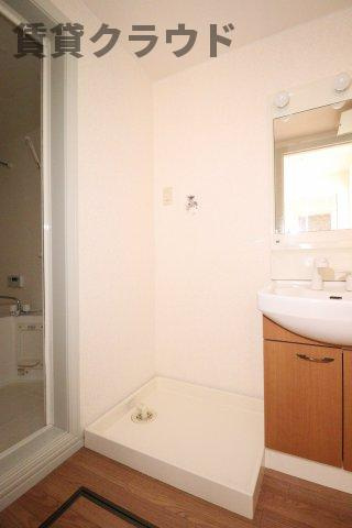 スプリングチェリーⅡの洗面所|洗濯機置場