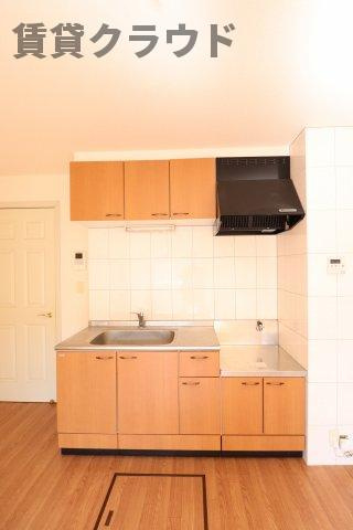 スプリングチェリーⅡのキッチン|使いやすいキッチンです