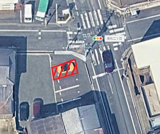 美和2丁目　月極駐車場の区画図