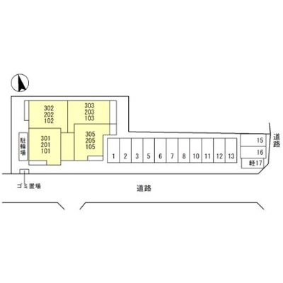 【区画図】 | La maison Chico Rich（ﾗ ﾒｿﾞﾝ ﾁｺ ﾘｯﾁ）