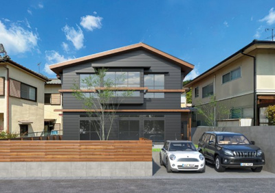 【外観パース】 | 大津市瀬田６丁目　中古戸建