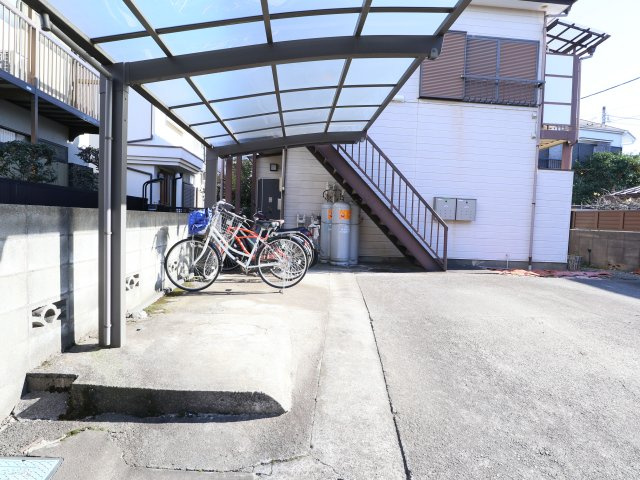 町田コーポの駐車場
