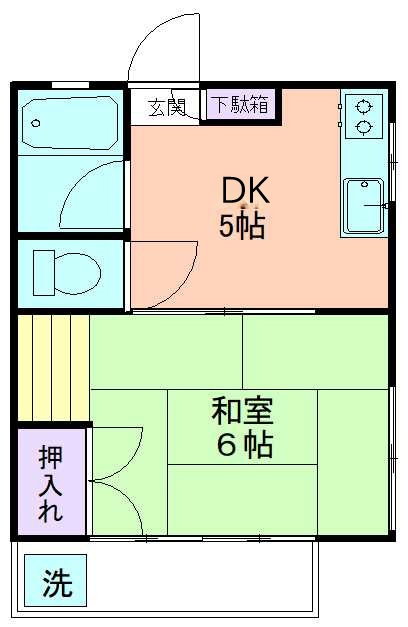 町田コーポの間取り