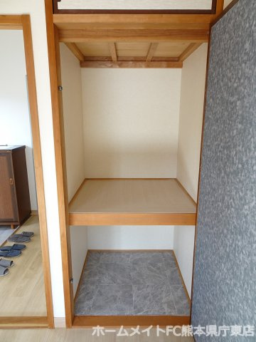 熊本市中央区萩原町のアパートの収納