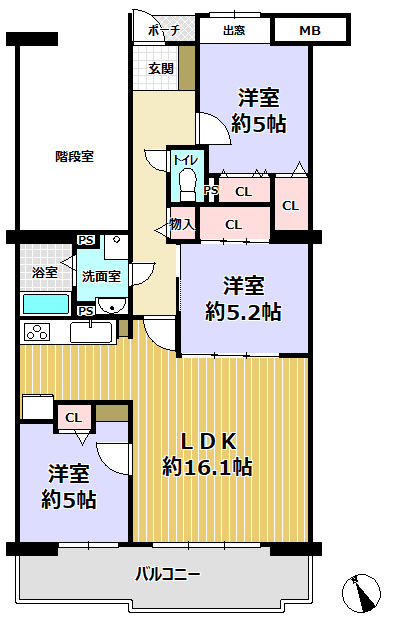 アヴニール鹿の子台１号棟
