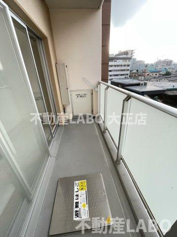 アイボリーポワント難波WESTのバルコニー