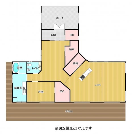 宇都宮市幕田町　戸建の間取り|現況優先といたします
