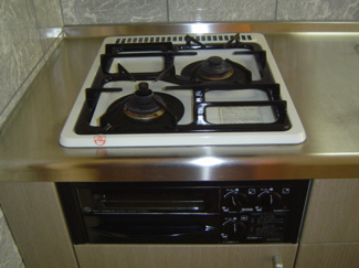 【キッチン】 | ウルル　２１ | ガスコンロ