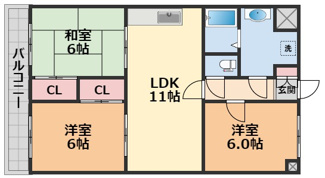 【間取り】 | カーサグラン高浜