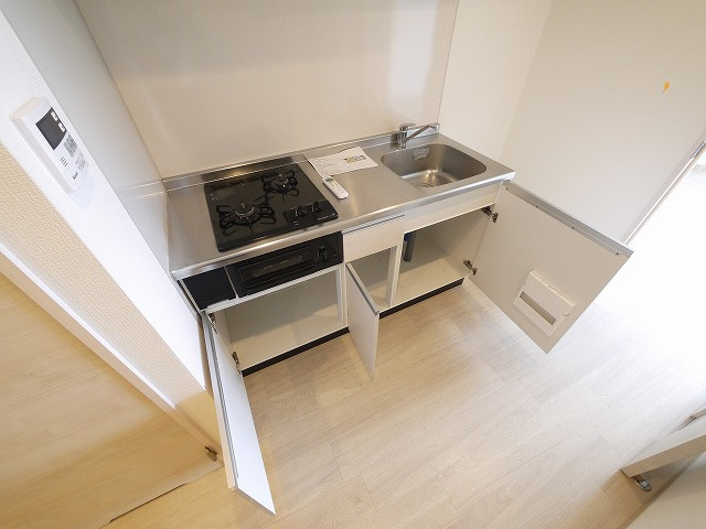 T・Kビル西大寺　NORTHのキッチン|きれいなキッチンです