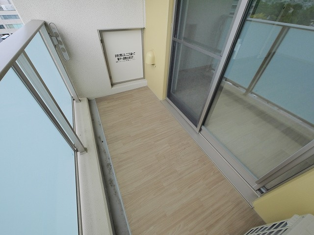 T・Kビル西大寺　NORTHのバルコニー|広々としたバルコニーです