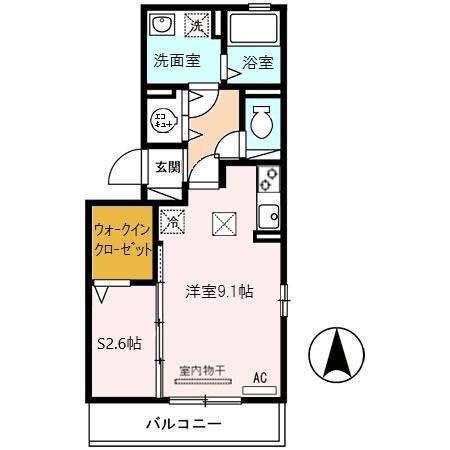 ボヌール フルールの間取り