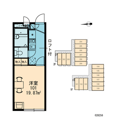 【区画図】 | m　ヴィラージュ