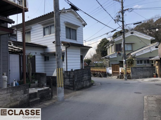 【前面道路含む現地写真】 | 宇治市木幡南山　売土地　建築条件無し