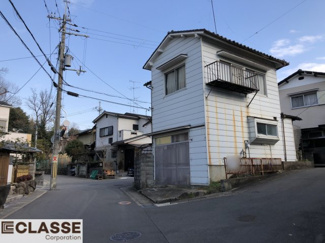 【前面道路含む現地写真】 | 宇治市木幡南山　売土地　建築条件無し