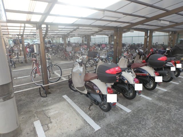 【駐輪場】 | 西宮グリーンマンション１号棟 | バイク置場