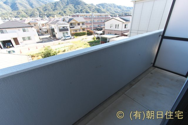 石川コーポのその他|3階和室側バルコニー