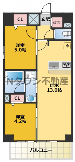 【間取り】 | プレサンス丸の内フォート | 間取りです。