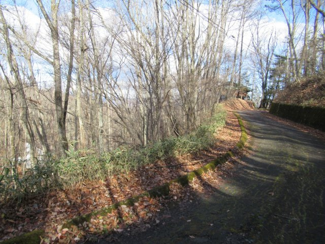 八風の郷①の前面道路含む現地写真|南西から