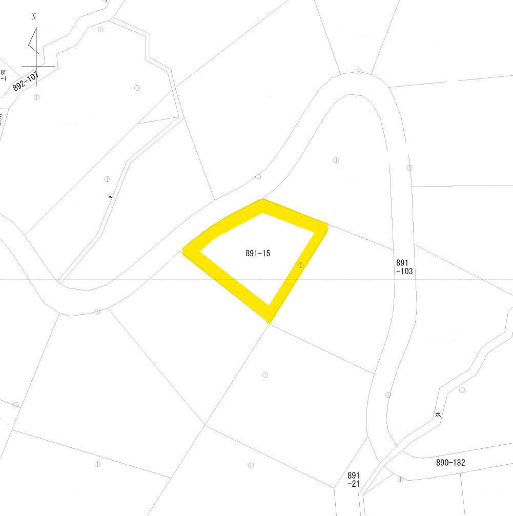 八風の郷④の土地図