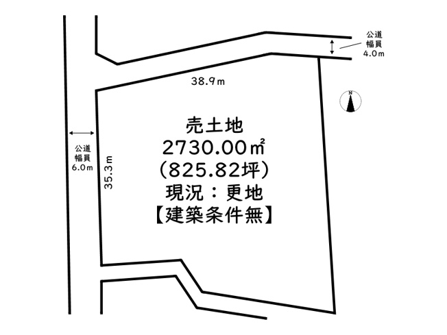 【土地図】 | たつの市揖保町山下／売土地