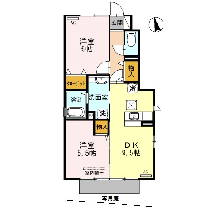 【間取り】 | パークサイドツイン