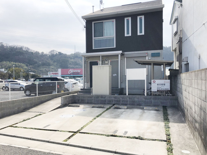 パークサイドツインの駐車場