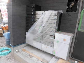 【エントランス】 | 建設中のエントランスです